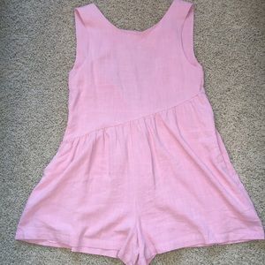 Pink Princess Polly Romper